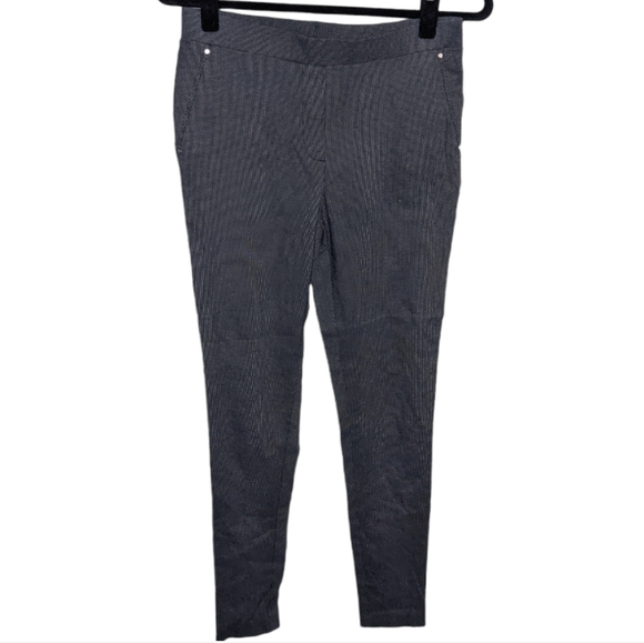 Jones New York Signature Gray Houndstooth Pants, Size S - Picture 1 of 8